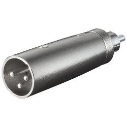 Adaptor xlr αρσ / rca αρσ