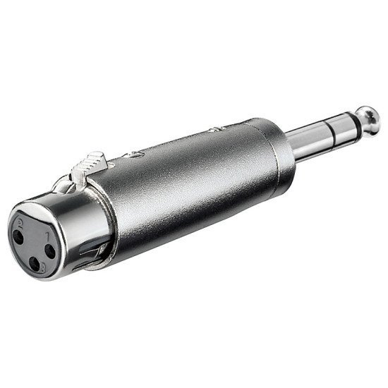 Adaptor xlr θηλ / 6.35 stereo αρσ Adaptor xlr θηλ / 6.35 stereo αρσ