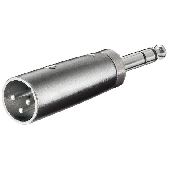 Adaptor xlr αρσ / 6.35 stereo αρσ Adaptor xlr αρσ / 6.35 stereo αρσ