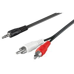 Καλωδιο jack 3.5mm σε 2rca 2.5m Καλωδιο jack 3.5mm σε 2rca 2.5m
