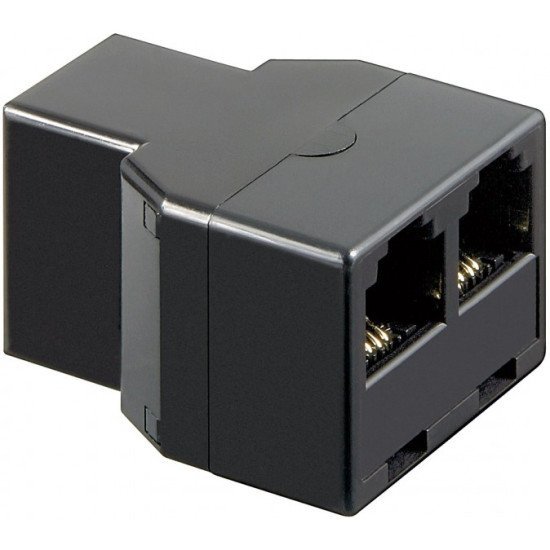 Adaptor τηλεφωνου θηλυκο σε 2 θηλυκα