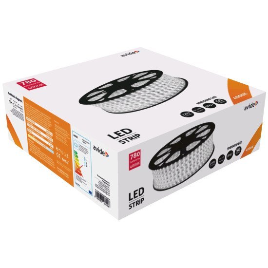 Avide led ταινία 220v 14.4w 4000k ip67 50m Avide led ταινία 220v 14.4w 4000k ip67 50m