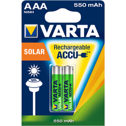 Varta Solar 550mAh HR03 AAA (2τμχ) Varta Solar 550mAh HR03 AAA (2τμχ)