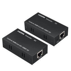 Hdmi Extender 60M 1 Way Utp + 2 Pwr Ad