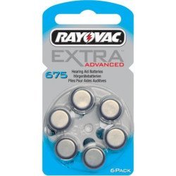Rayovac extra advanced βαρηκοΐας 675 (6τμχ)