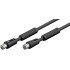 Coaxial Cable Rf 3M Black Ferrite