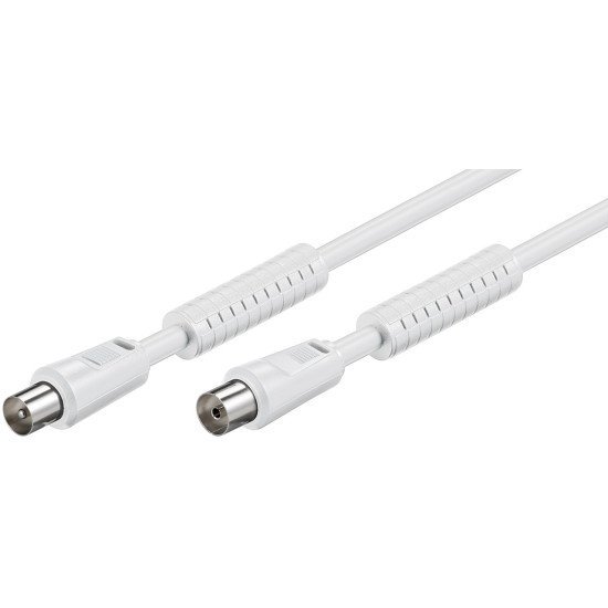 Coaxial Cable Rf 5M White Ferrite Coaxial Cable Rf 5M White Ferrite