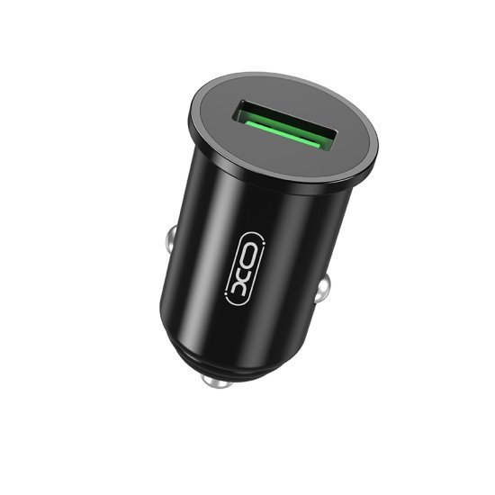Xo cc35 18w qc3.0 φορτιστής αυτοκινήτου μαύρο