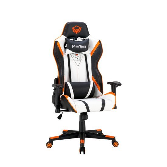 Mt-chr15 gaming καρέκλα / μαύρο + άσπρο + πορτοκαλί