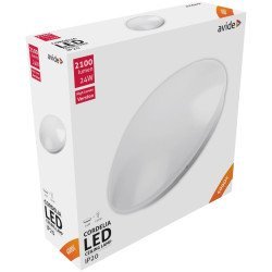 Avide led μοντέρνα πλαφονιέρα οροφής cordelia 24w 380*110.0μm λευκό 4000k