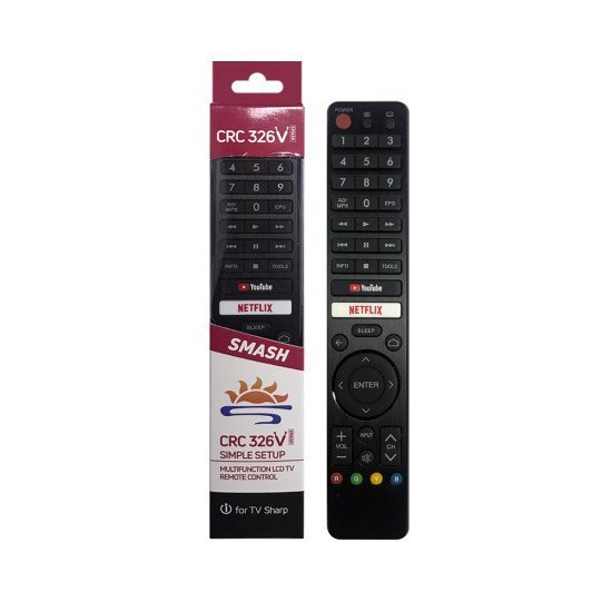Τηλεχειριστήριο Universal Για Sharp Crc326V
