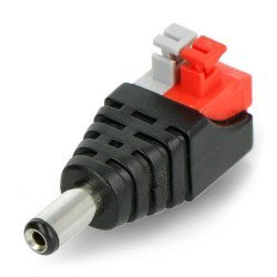 Adapter Dc Power Adapter 5.5X2.1Mm Male Terminal Block 2 Pin Pressure Clamp Adapter Dc Power Adapter 5.5X2.1Mm Male Terminal Block 2 Pin Pressure Clamp