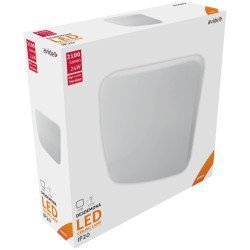 Avide led μοντέρνα πλαφονιέρα οροφής τετράγωνο type desdemona 24w 4000k