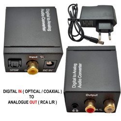 DIGITAL TO ANALOGUE AUDIO CONVERTER