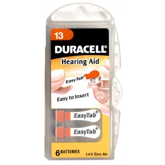 Duracell Activair Βαρηκοΐας Da13 (6Τμχ)