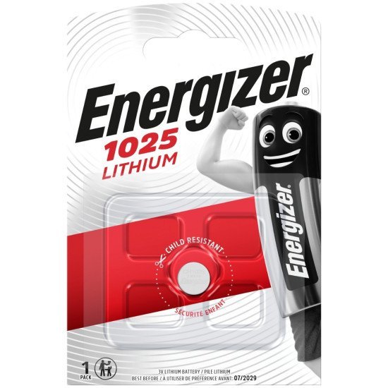 Energizer κουμπί λιθίου cr1025 Energizer κουμπί λιθίου cr1025