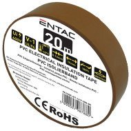 Entac μονωτική 0.13x19mm καφέ 20μ