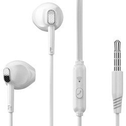Xo ep52 μεταλλικό in-ear 3.5mm handsfree άσπρο