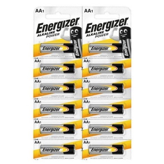 Energizer power αλκαλική aa γραβάτα (12τμχ)