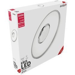 Avide led μοντέρνα πλαφονιέρα οροφής eris 24w 350*85.0μm θερμό 3000k