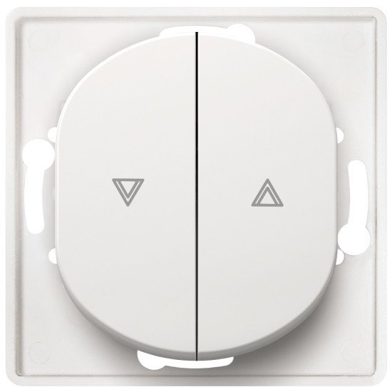 Eon e6075.0 push-button switch for rolling shuters without cover frame, white Eon e6075.0 push-button switch for rolling shuters without cover frame, white