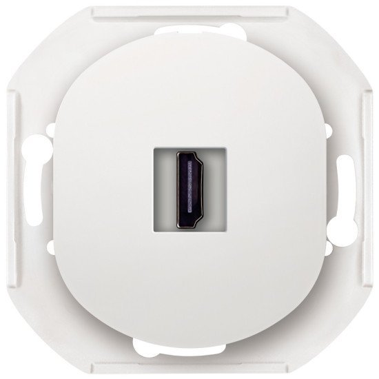 Eon e6163.0 hdmi/hdmi socket keystone without cover frame white Eon e6163.0 hdmi/hdmi socket keystone without cover frame white