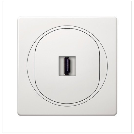 Eon hdmi/hdmi socket keystone, white Eon hdmi/hdmi socket keystone, white