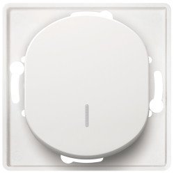 Eon e625.0 single-pole switch with indication without cover frame white