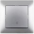 Entac 106 arnold recessed alternative wall switch silver
