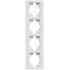 Entac Arnold Vertical Wall Frame 4 White