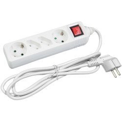 Entac πολύπριζο με διακόπτη 4 θέσεων 2x16a 2x2.5a 3g1.5 1.5μ