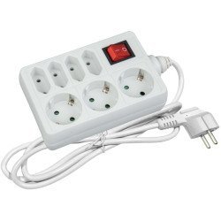 Entac πολύπριζο με διακόπτη 7 θέσεων 3x16a 4x2.5a 3g1.5 1.5μ