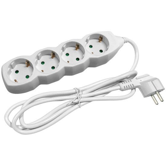 Entac Socket Extension Cord 4 Sockets 1.5M