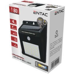 Entac Solar Plastic Lamp 1.2W Smd 3 Modes Pir