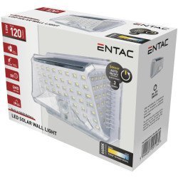 Entac Solar Plastic Lamp 1.5W Smd 3 Modes Pir