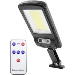 Entac ηλιακό φως τοίχου 5w cob με ανιχνευτή και τηλεχειριστήριο