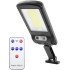 Entac ηλιακό φως τοίχου 5w cob με ανιχνευτή και τηλεχειριστήριο