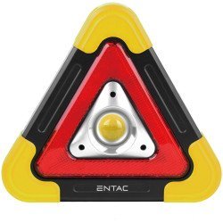 Entac τρίγωνο έκτακτης ανάγκης cob επαναφορτιζόμενο ηλιακό