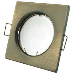 Avide gu10 πλαίσιο τετράγωνο χαλκός Avide gu10 πλαίσιο τετράγωνο χαλκός