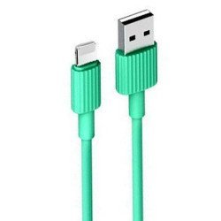 XO NB156 USB Καλώδιο for Lightning Πράσινο