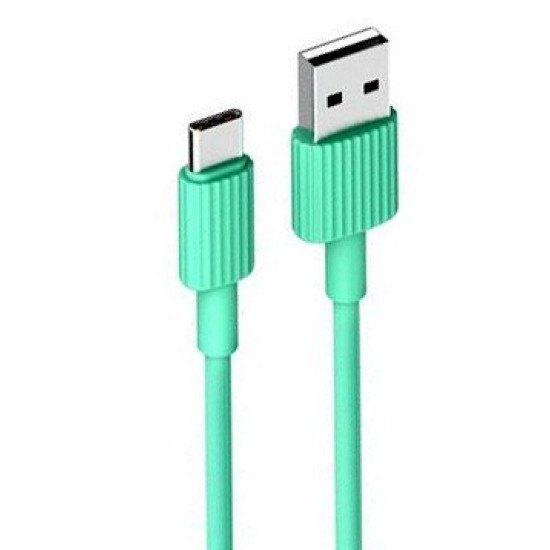 Xo nb156 usb καλώδιο for type-c πράσινο