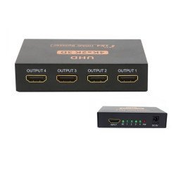 Hdmi splitter 1 in / 4 οθονεσ 4k x 2k
