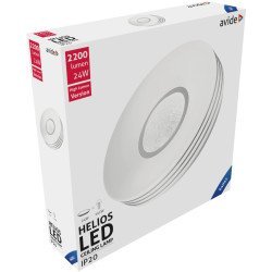 Avide led μοντέρνα πλαφονιέρα οροφής helios 24w 380*95.0μm ψυχρό 6400k