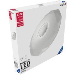 Avide led μοντέρνα πλαφονιέρα οροφής heracles 24w 395*66mm ψυχρό 6400k
