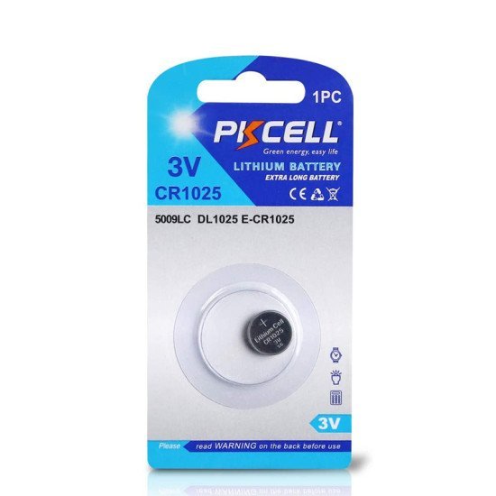 Pkcell Κουμπί Λιθίου Cr1025-1B (1Τμχ)