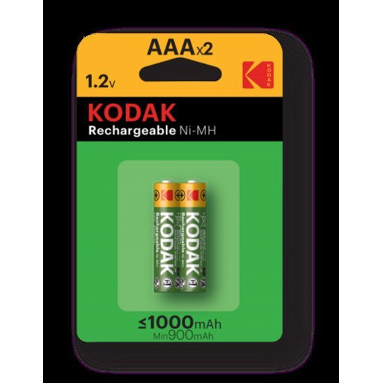 Kodak επαναφορτιζόμενη ηr03 aaa 1000mah (2τμχ)