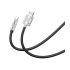 Xo Nb212 2.1A Usb Καλώδιο Για Lightning Μαύρο