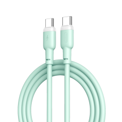 Xo Nb208B Liquid Silicone Data Type-C To Type-C 60W Cable Green Xo Nb208B Liquid Silicone Data Type-C To Type-C 60W Cable Green