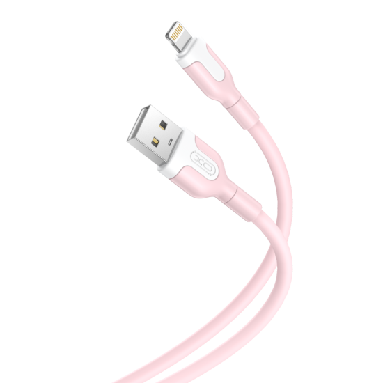 Xo Nb212 2.1A Usb Καλώδιο For Lightning Ροζ Xo Nb212 2.1A Usb Καλώδιο For Lightning Ροζ