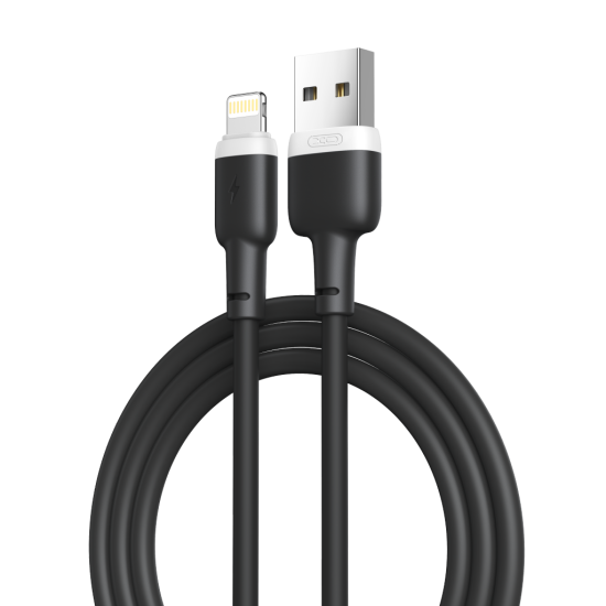 Xo Nb208 Liquid Silicone Data Lightning Cable Black Xo Nb208 Liquid Silicone Data Lightning Cable Black
